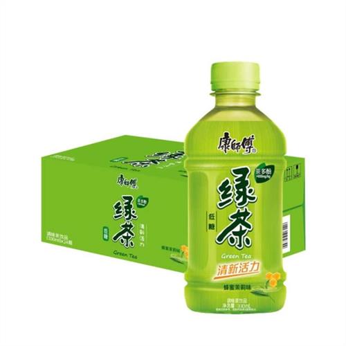 康师傅绿茶330ml*4小瓶装整箱饮料柠檬茶绿茶茉莉蜜茶饮品饮料 6元