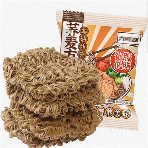 九鲤湖  荞麦面非油炸方便面 60g*10袋 油醋汁