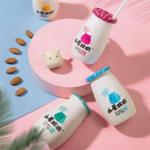 皇氏乳业低温风味小爱酸奶180g12瓶